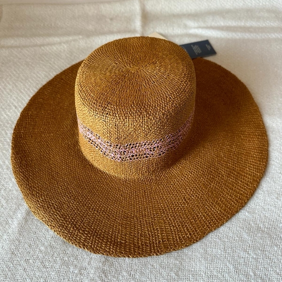 UNIVERSAL THREADS STRAW BOAT HAT ONE SIZE BRAND NEW - Picture 2 of 7
